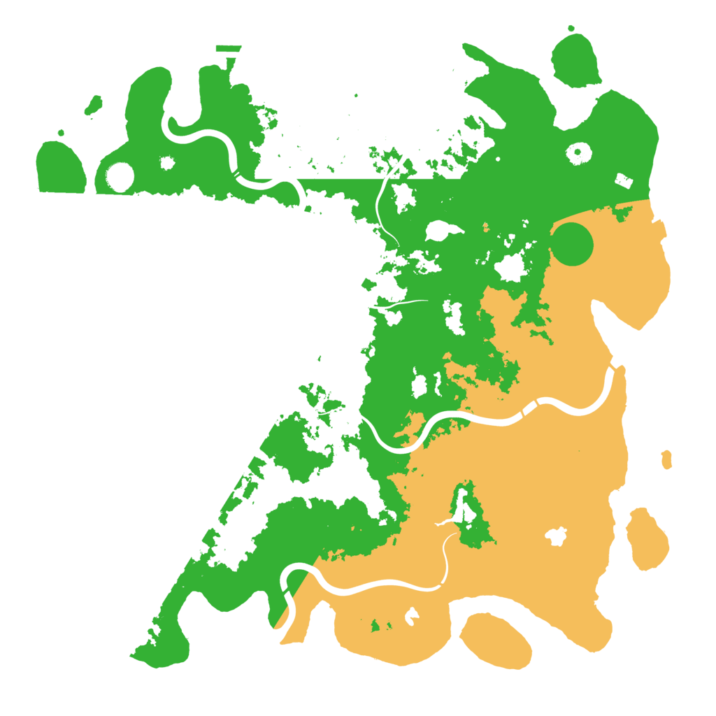 Biome Rust Map: Procedural Map, Size: 4500, Seed: 1162378233