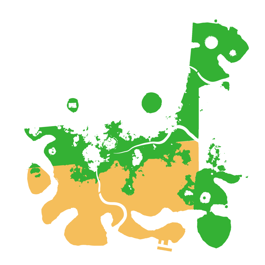 Biome Rust Map: Procedural Map, Size: 3650, Seed: 1095565012