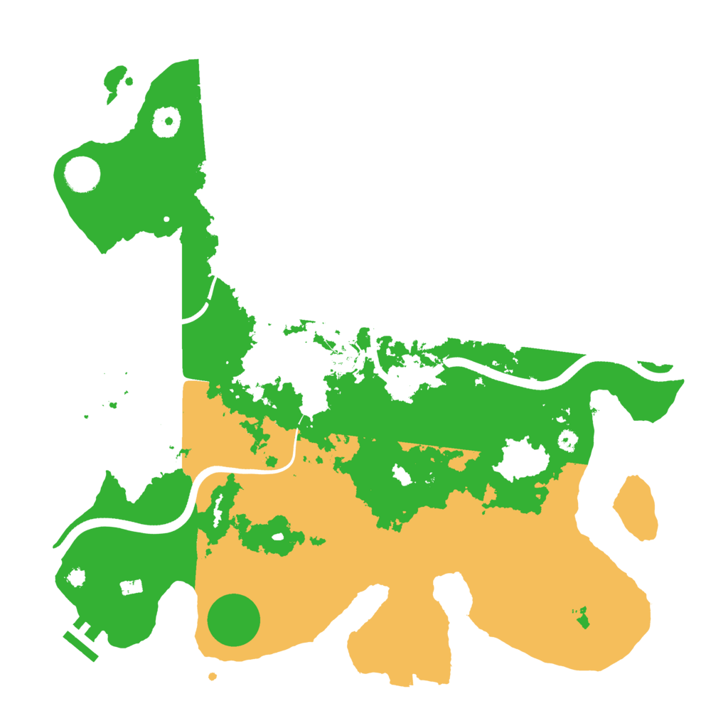 Biome Rust Map: Procedural Map, Size: 3650, Seed: 2075112983