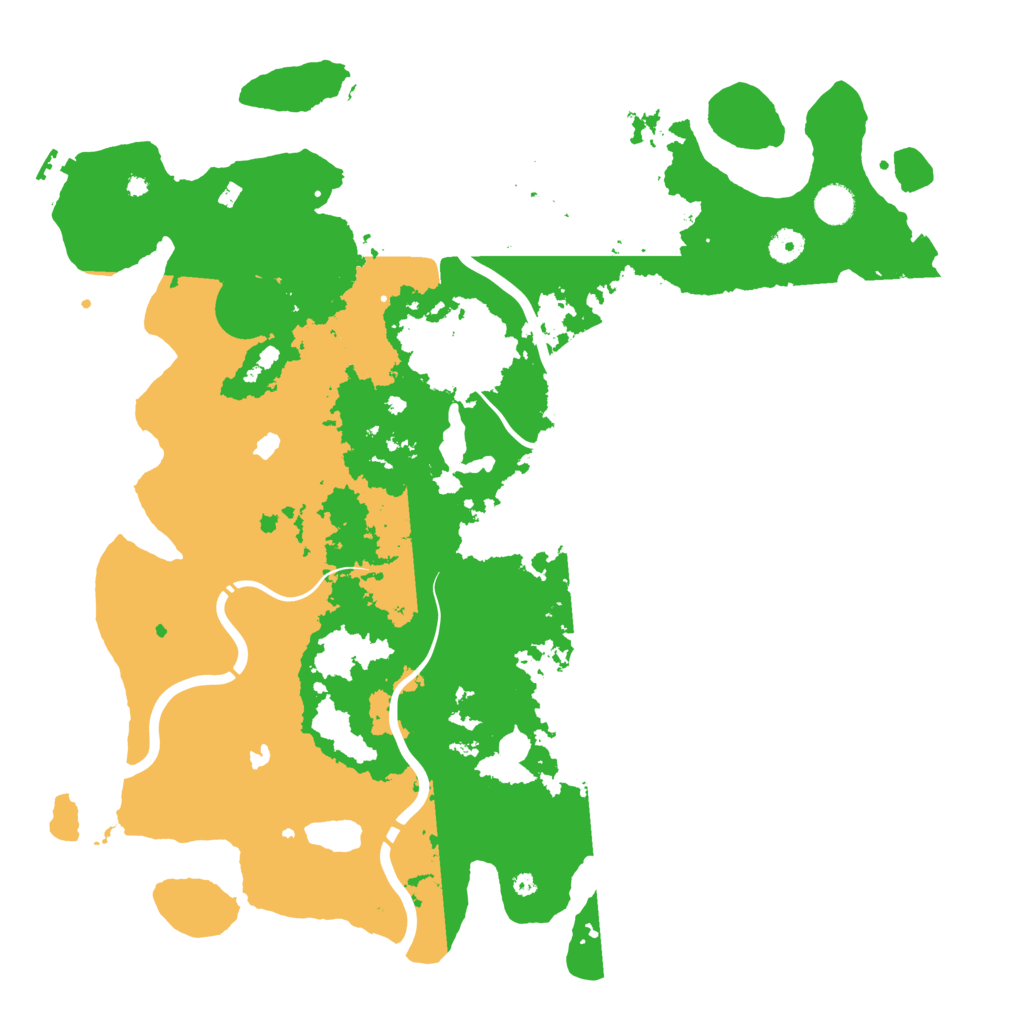 Biome Rust Map: Procedural Map, Size: 4500, Seed: 67854