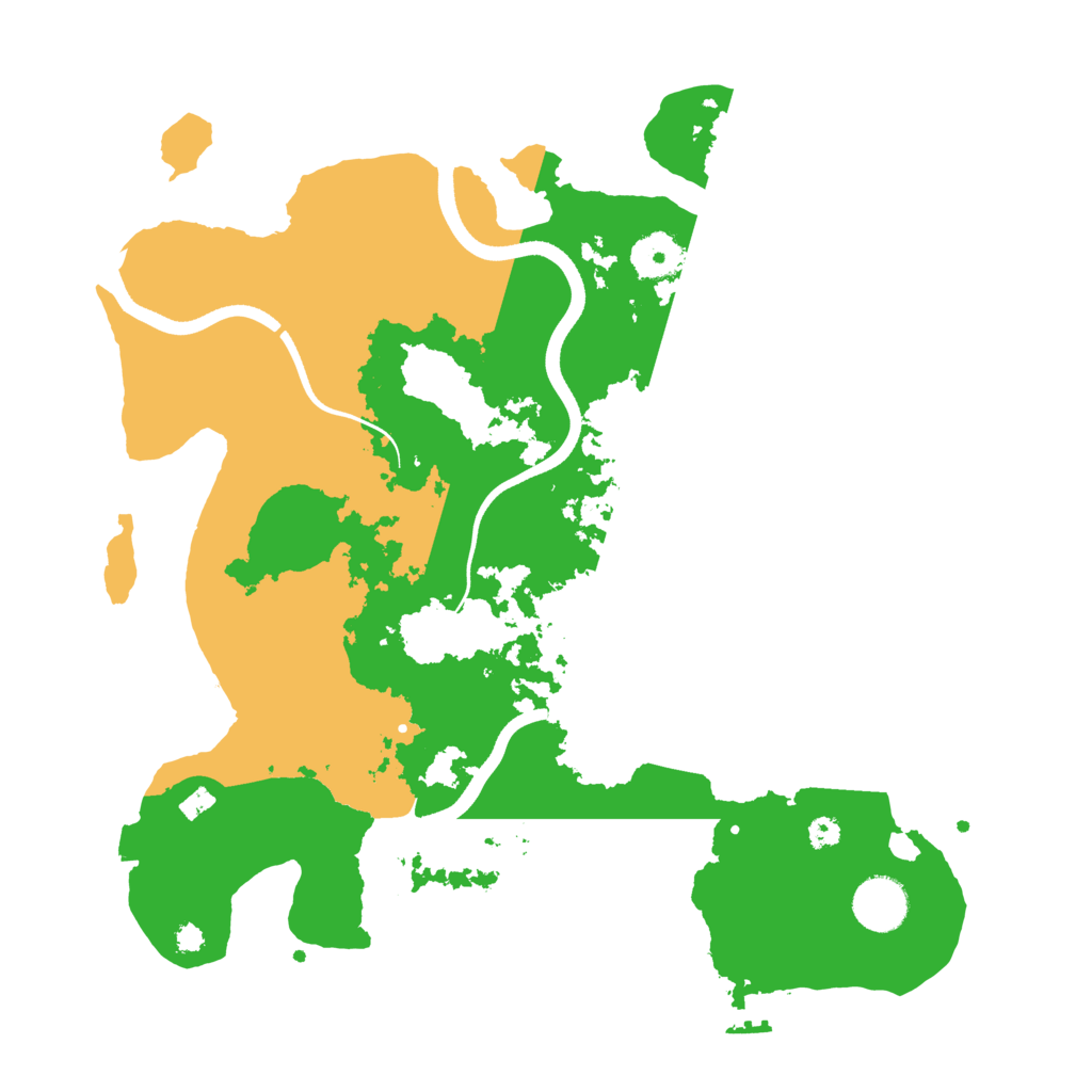 Biome Rust Map: Procedural Map, Size: 3500, Seed: 899507355