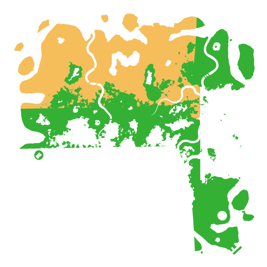 Biome Rust Map: Procedural Map, Size: 5000, Seed: 1103158132