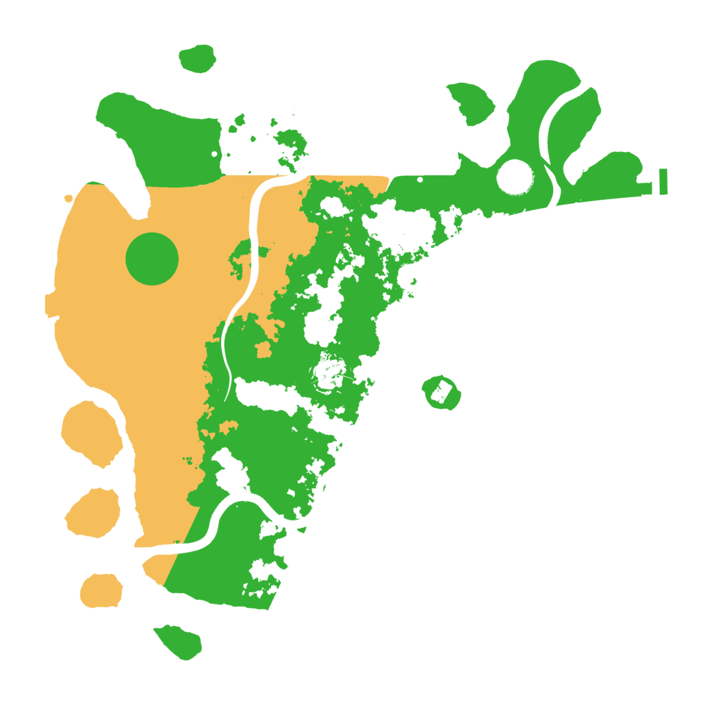 Biome Rust Map: Procedural Map, Size: 3500, Seed: 692689038
