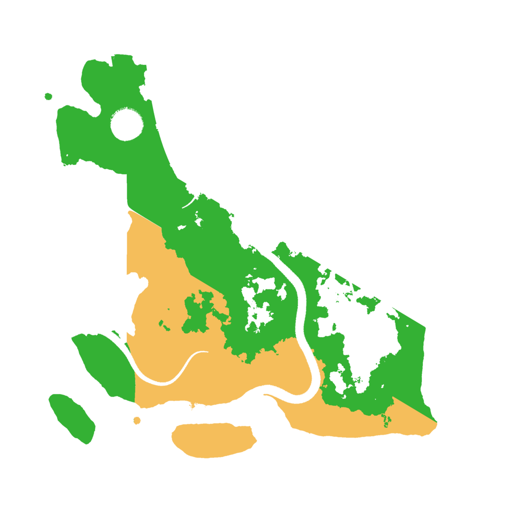 Biome Rust Map: Procedural Map, Size: 2800, Seed: 399035969