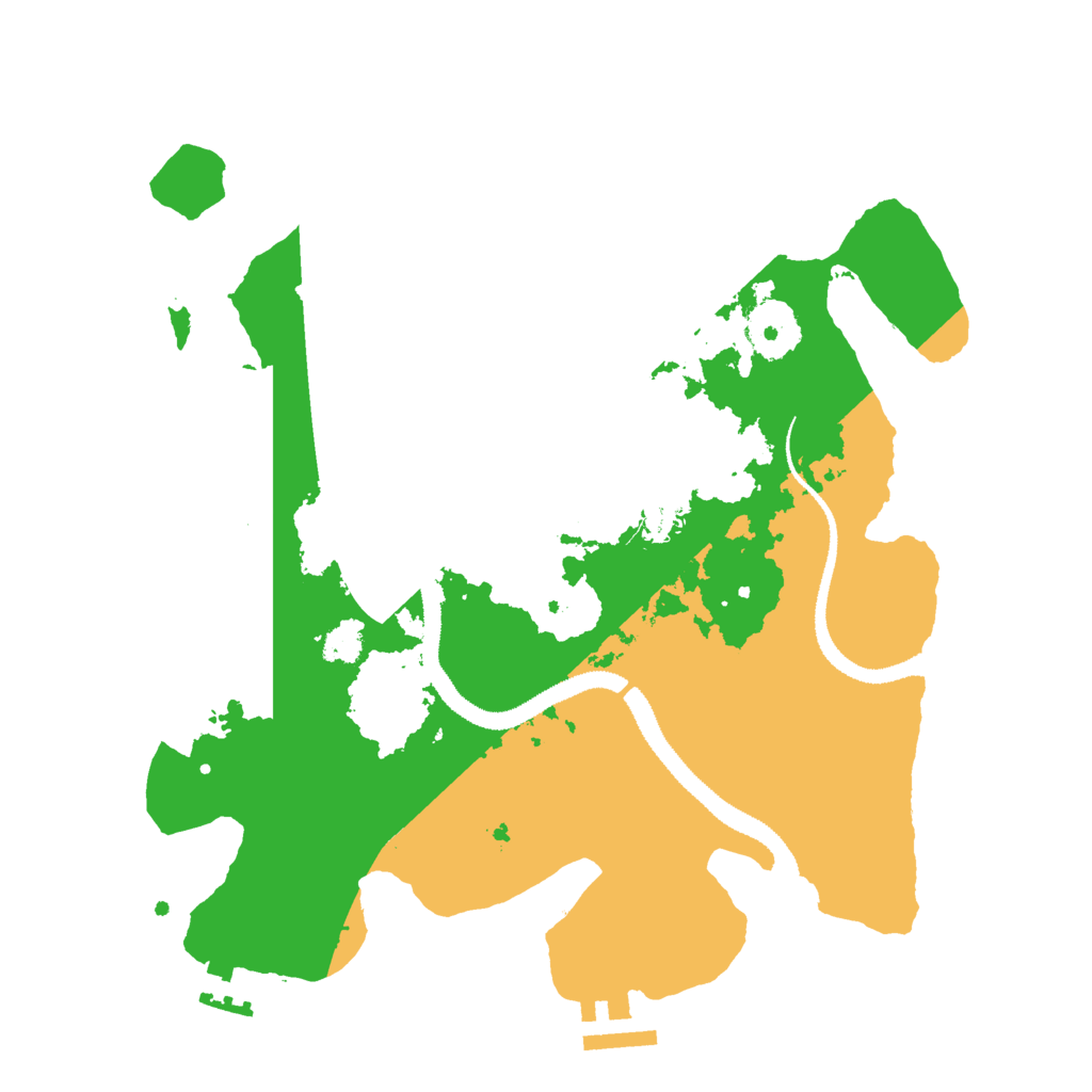 Biome Rust Map: Procedural Map, Size: 3000, Seed: 1551180378