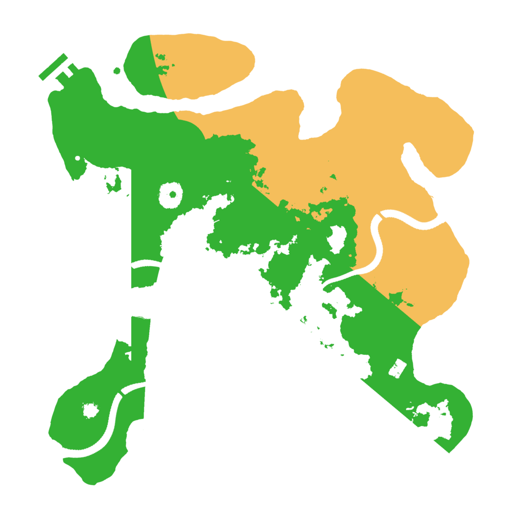 Biome Rust Map: Procedural Map, Size: 3100, Seed: 577480541