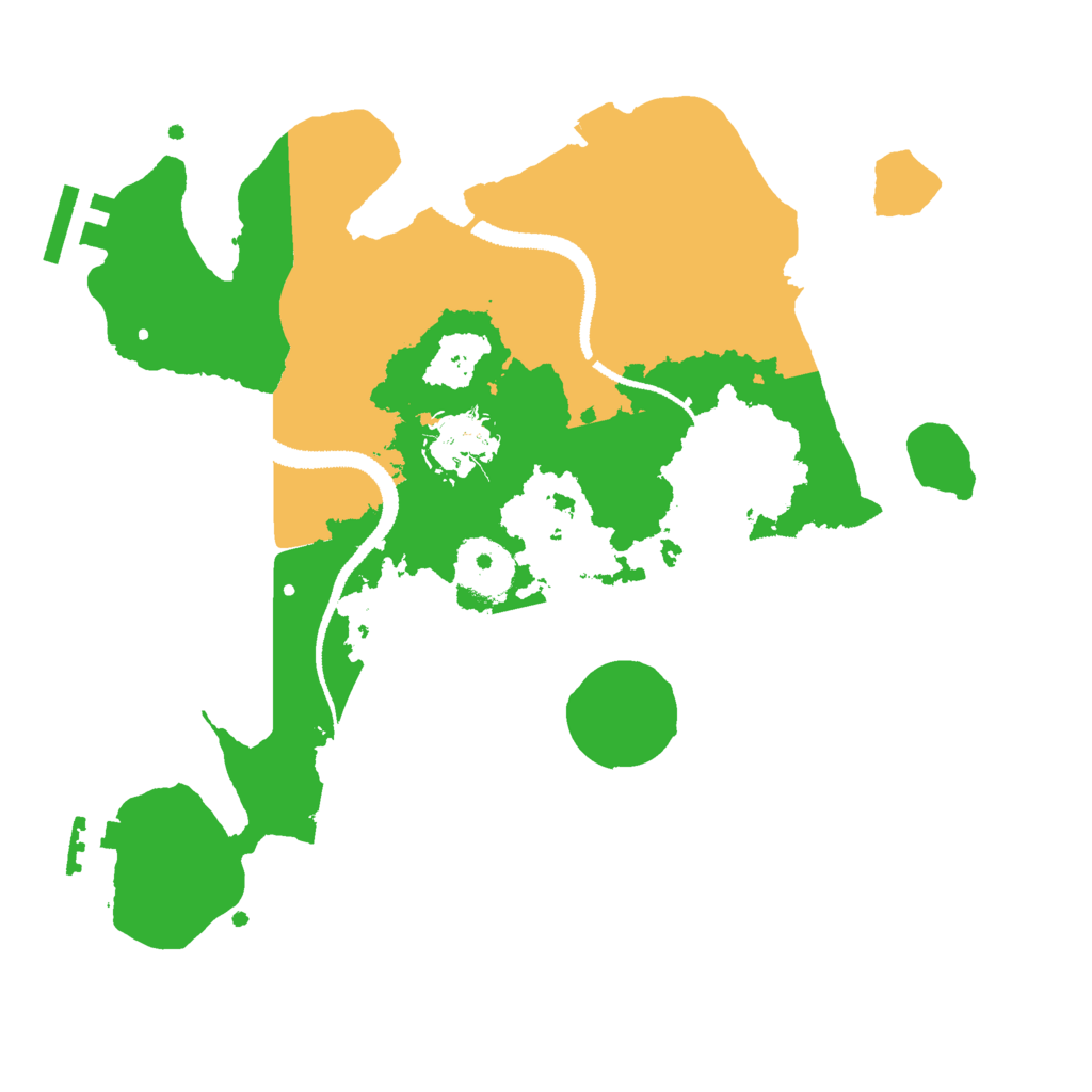 Biome Rust Map: Procedural Map, Size: 2800, Seed: 514871271