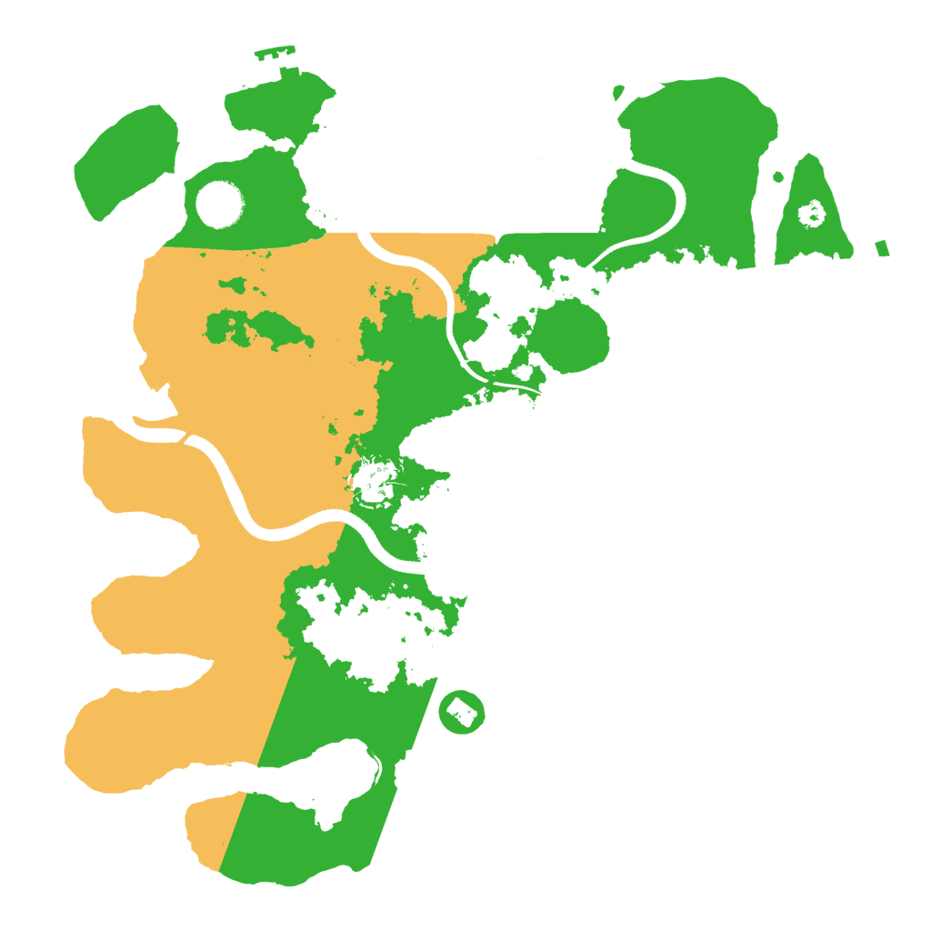 Biome Rust Map: Procedural Map, Size: 3500, Seed: 1869141710