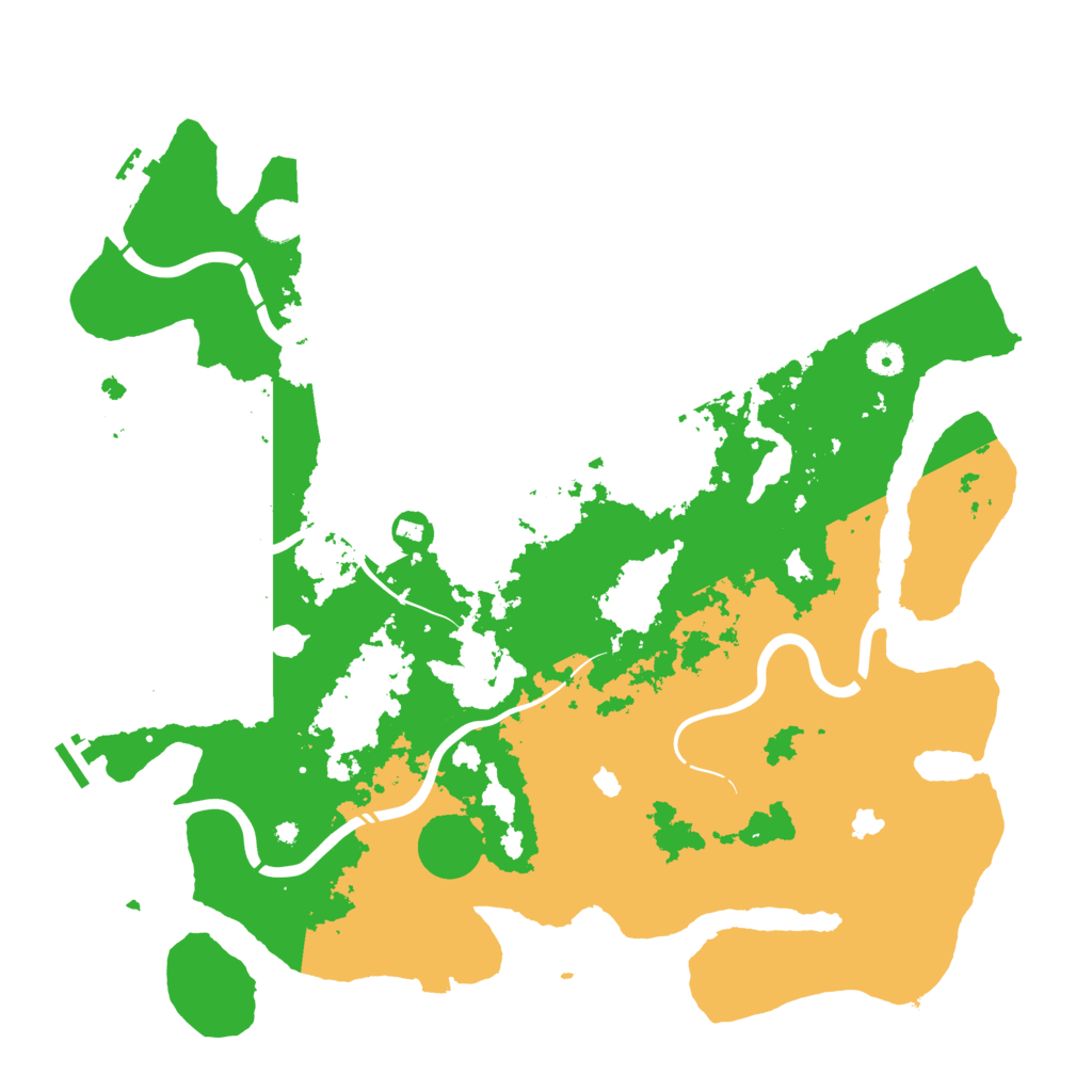 Biome Rust Map: Procedural Map, Size: 4500, Seed: 2093557916
