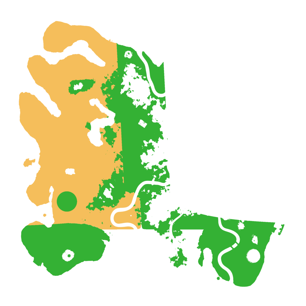 Biome Rust Map: Procedural Map, Size: 4000, Seed: 208545532
