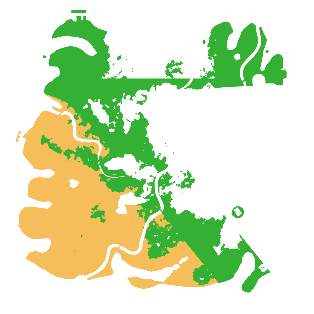 Biome Rust Map: Procedural Map, Size: 4250, Seed: 584480