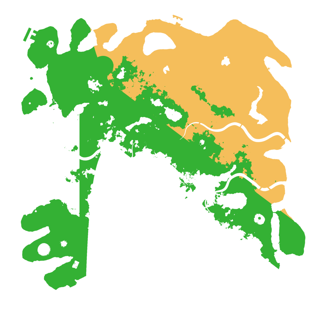 Biome Rust Map: Procedural Map, Size: 4500, Seed: 199921621