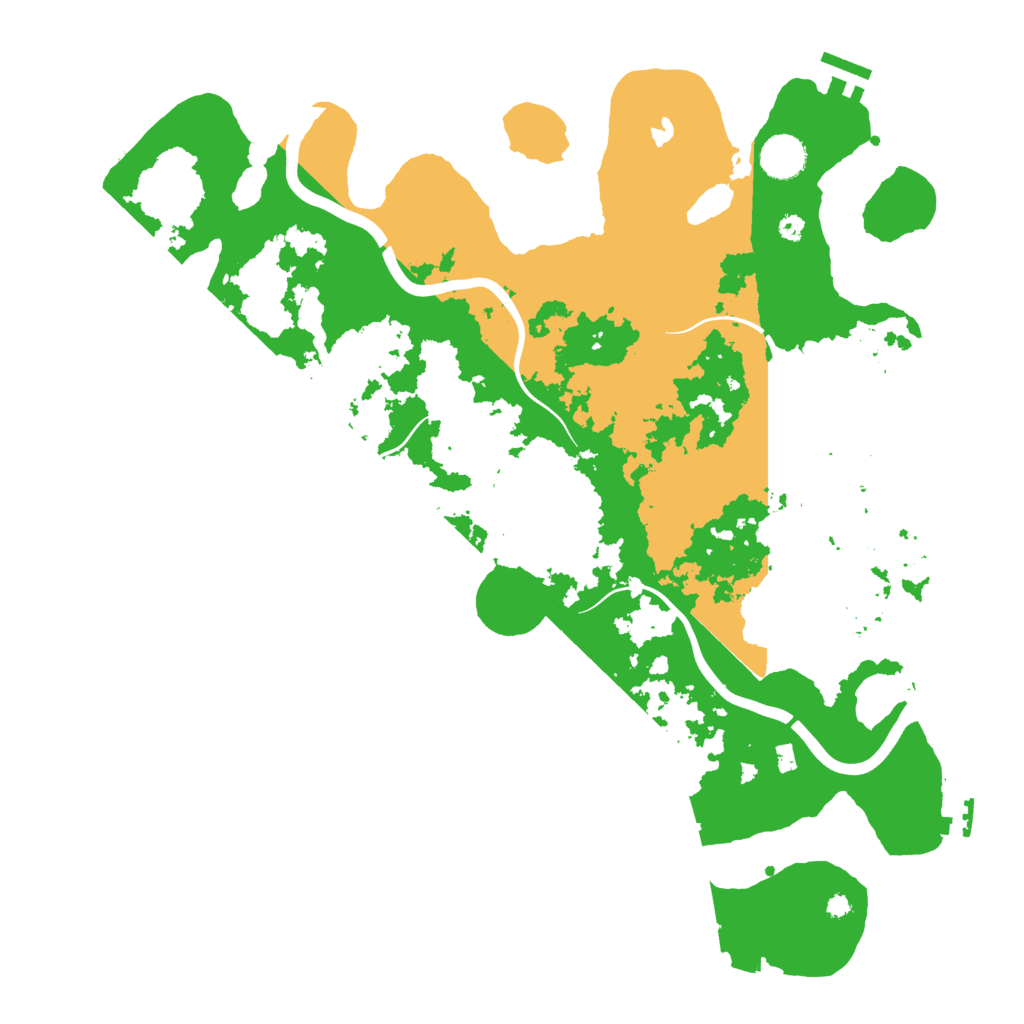 Biome Rust Map: Procedural Map, Size: 4000, Seed: 8855112