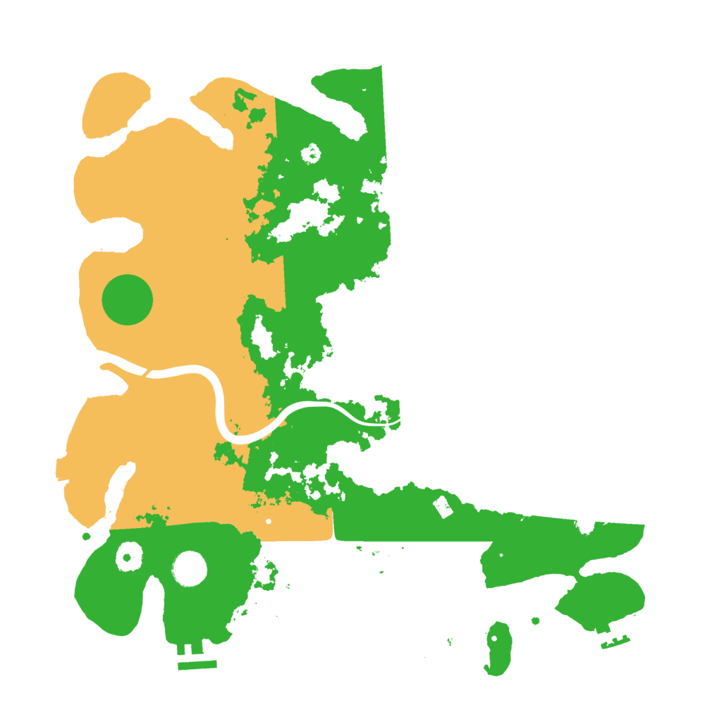 Biome Rust Map: Procedural Map, Size: 3750, Seed: 14178709
