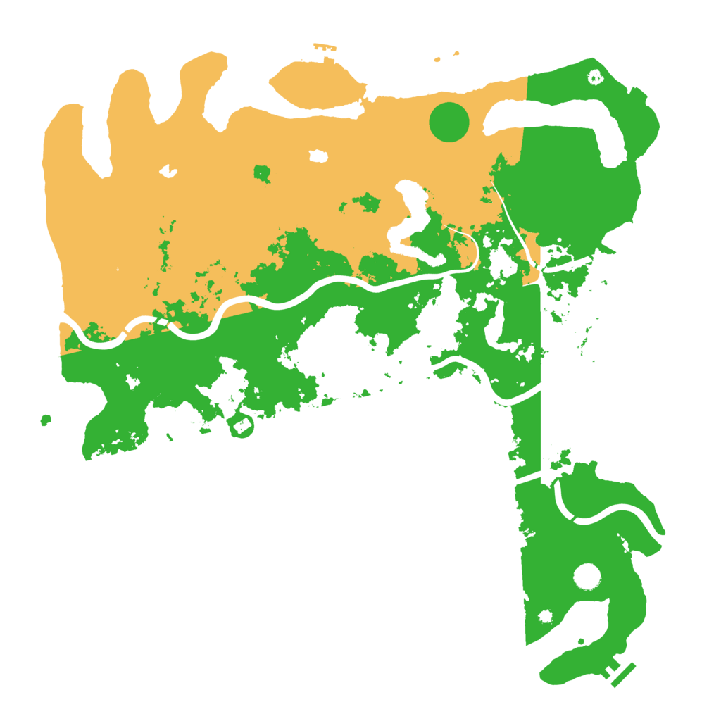 Biome Rust Map: Procedural Map, Size: 4750, Seed: 1087441261