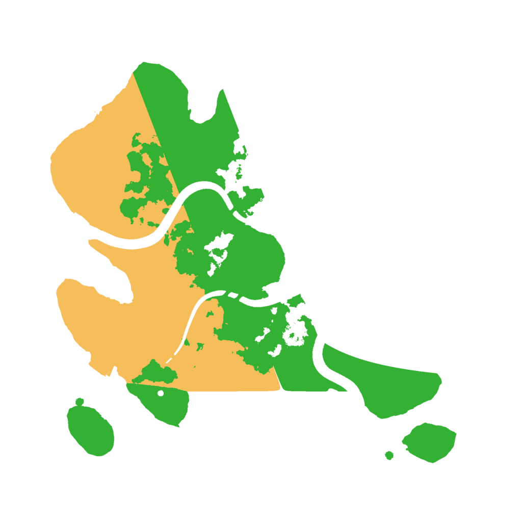 Biome Rust Map: Procedural Map, Size: 2500, Seed: 1863311762