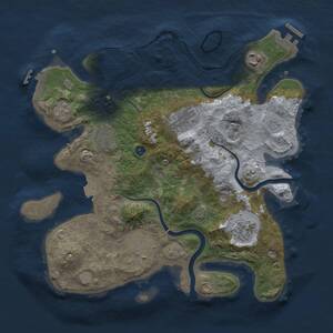 Thumbnail Rust Map: Procedural Map, Size: 3219, Seed: 1337, 12 Monuments