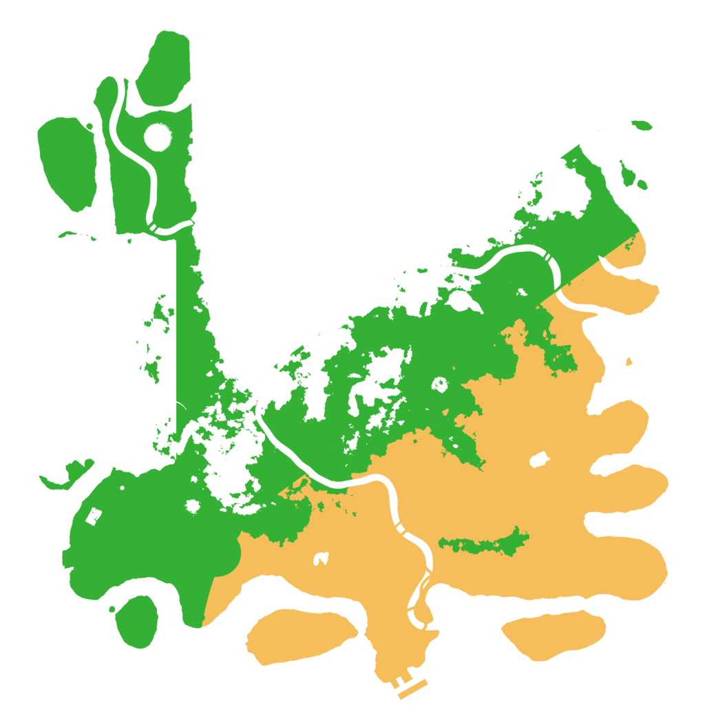Biome Rust Map: Procedural Map, Size: 4500, Seed: 230410295
