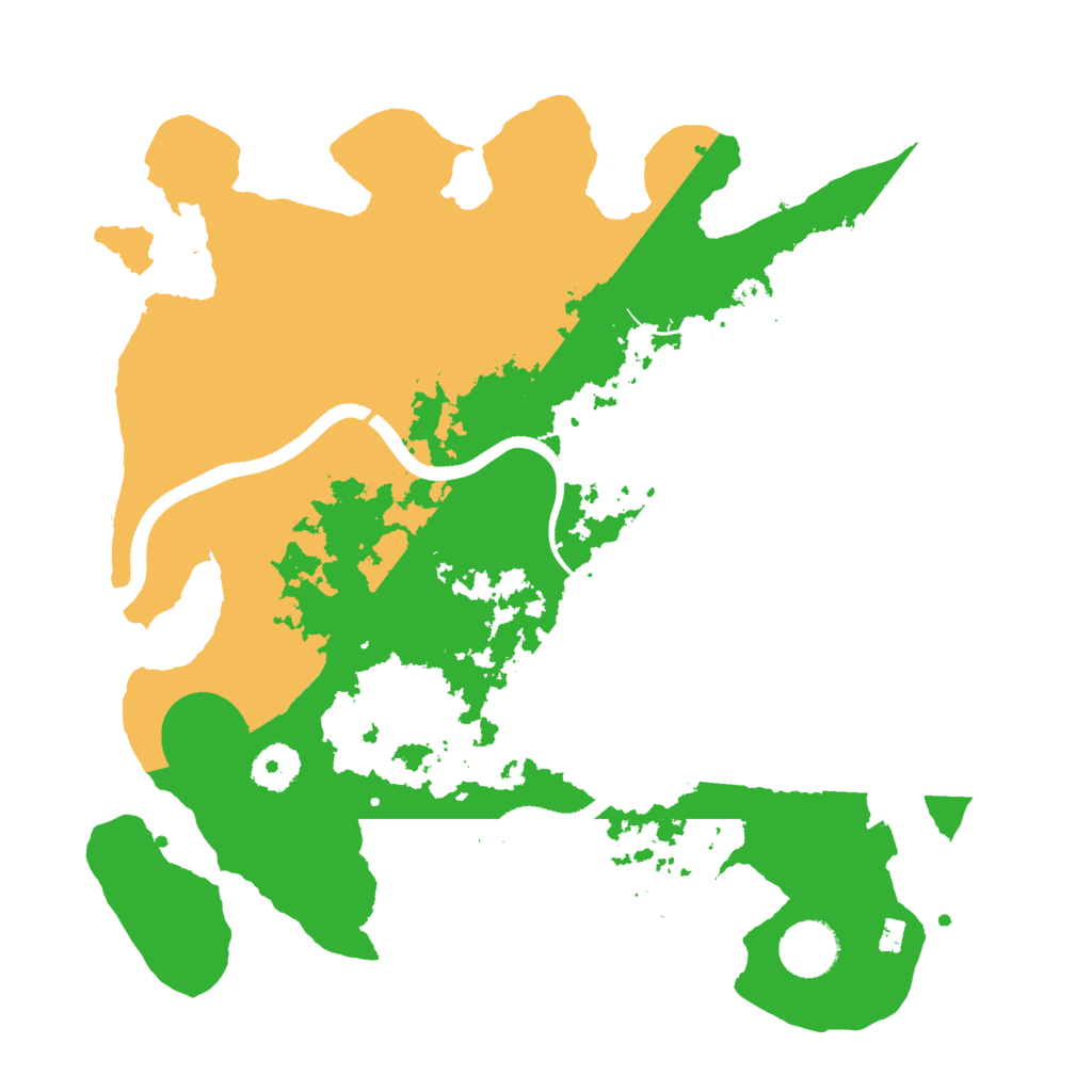 Biome Rust Map: Procedural Map, Size: 3500, Seed: 1756487240