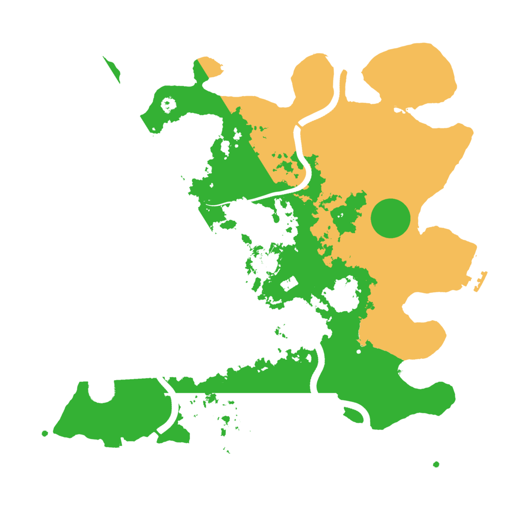 Biome Rust Map: Procedural Map, Size: 3500, Seed: 2141783039