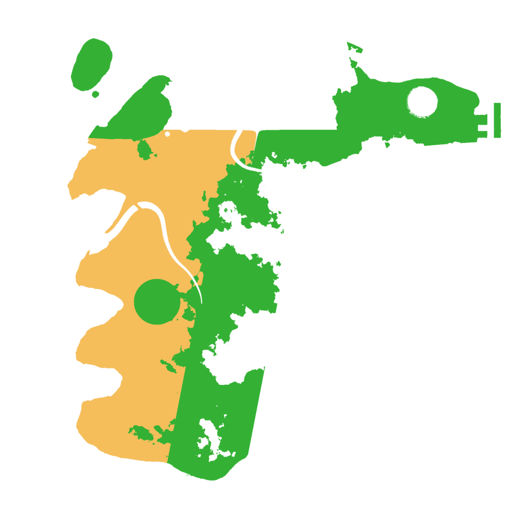 Biome Rust Map: Procedural Map, Size: 3000, Seed: 2133507734