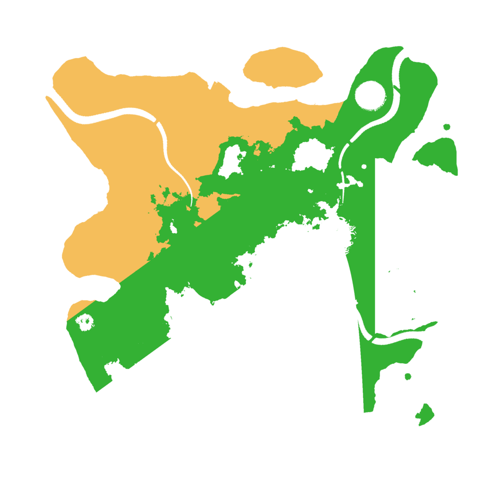 Biome Rust Map: Procedural Map, Size: 3000, Seed: 148660730