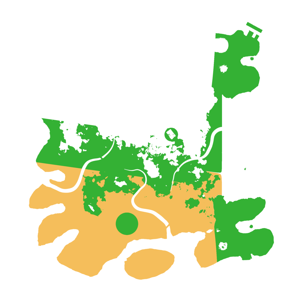 Biome Rust Map: Procedural Map, Size: 3500, Seed: 2108654835