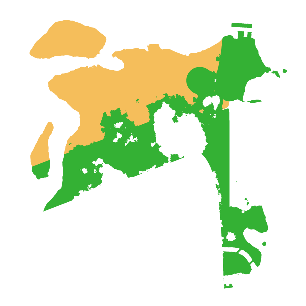 Biome Rust Map: Procedural Map, Size: 3000, Seed: 76064402