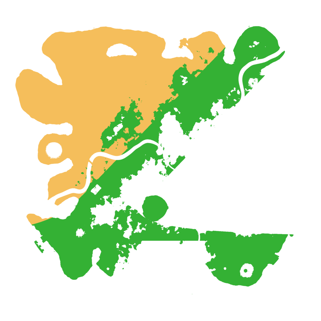 Biome Rust Map: Procedural Map, Size: 3500, Seed: 1020199469