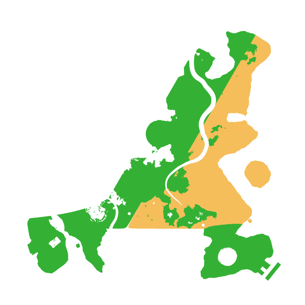 Biome Rust Map: Procedural Map, Size: 3000, Seed: 1042718
