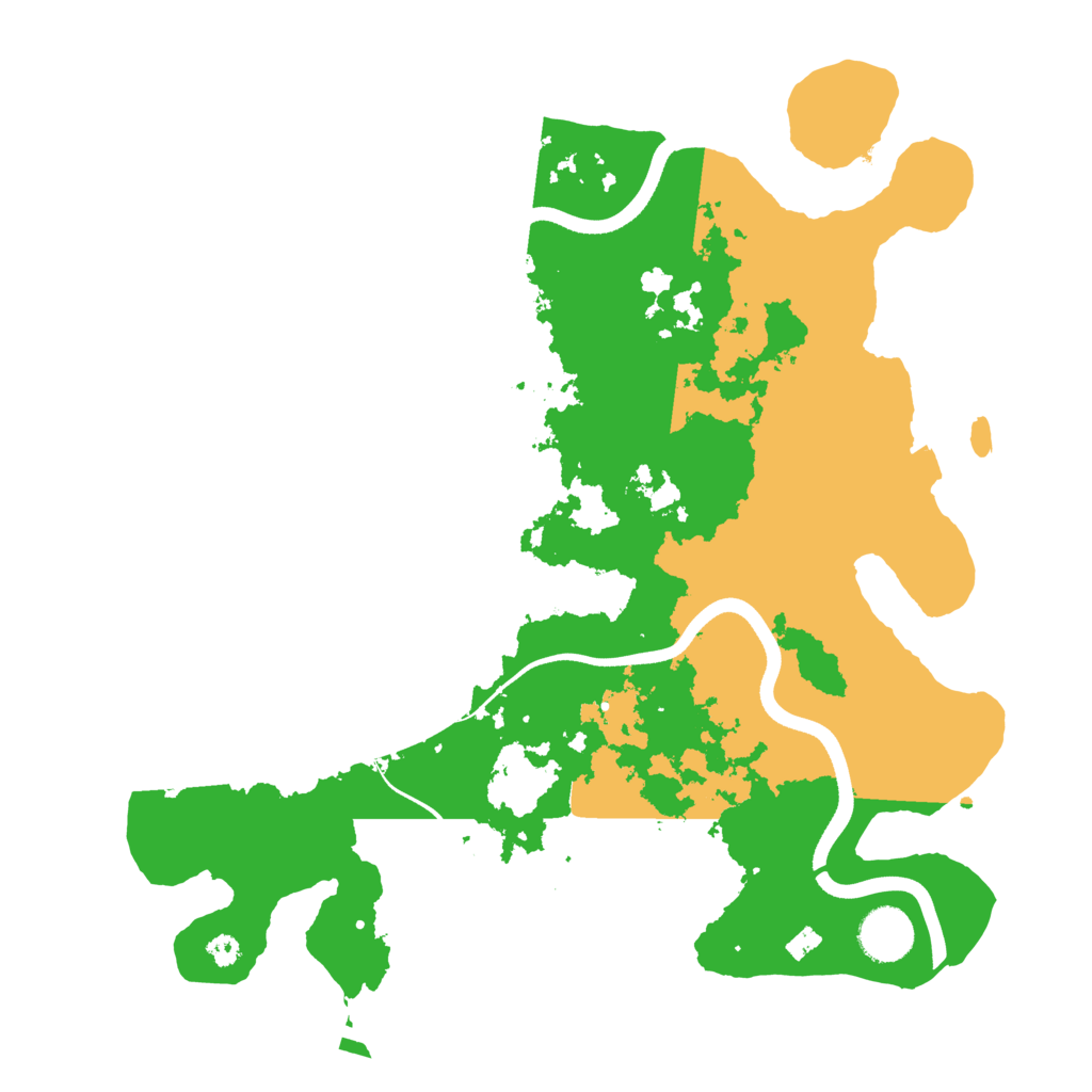 Biome Rust Map: Procedural Map, Size: 3500, Seed: 1471261696