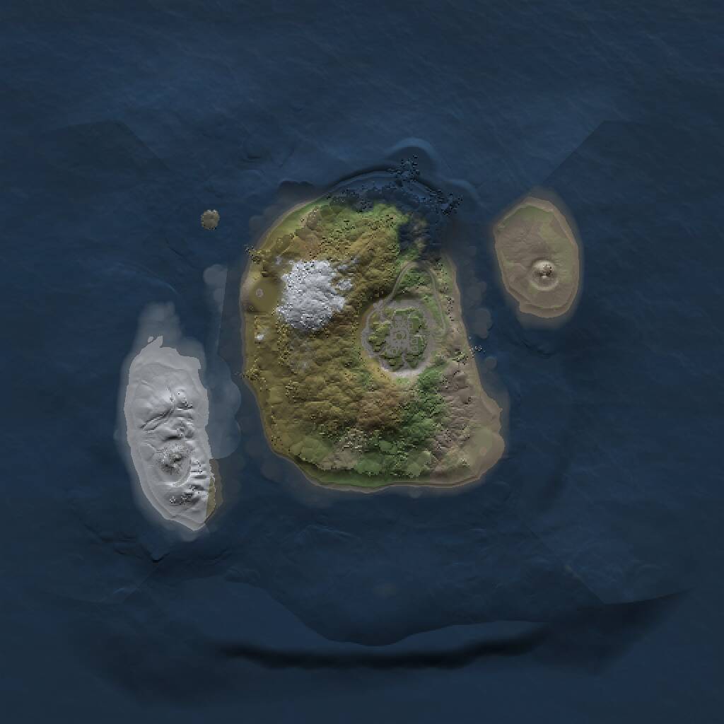 Rust Map: Procedural Map, Size: 1500, Seed: 1926451090, 2 Monuments
