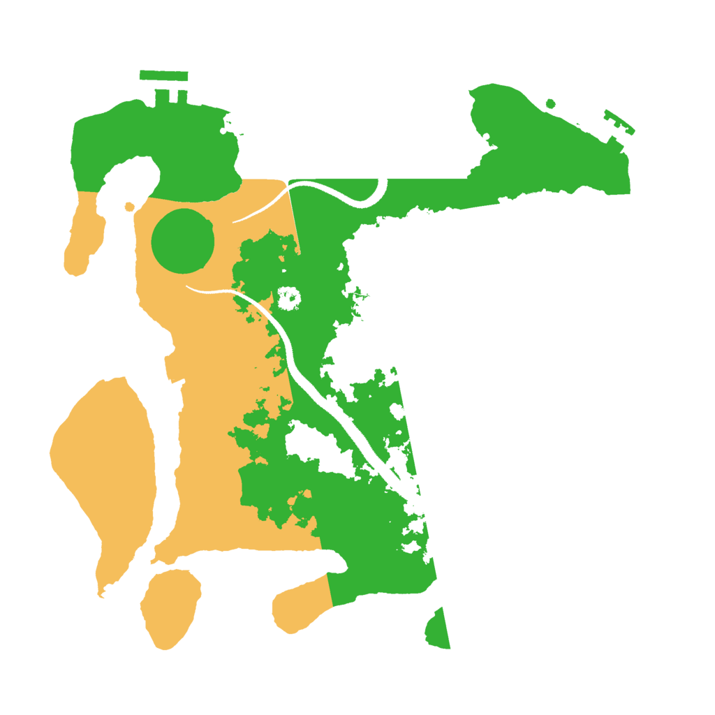 Biome Rust Map: Procedural Map, Size: 3000, Seed: 8093417