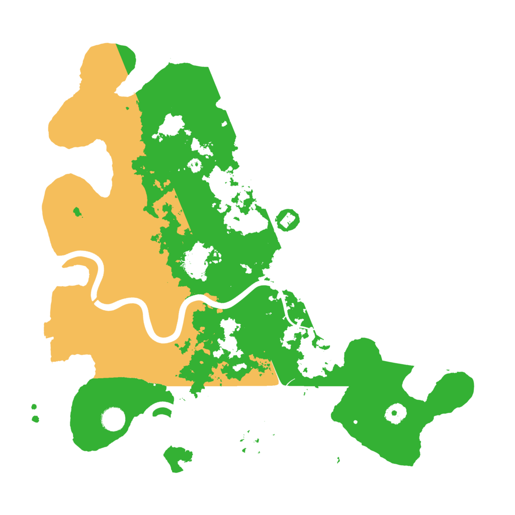 Biome Rust Map: Procedural Map, Size: 3800, Seed: 1799194783