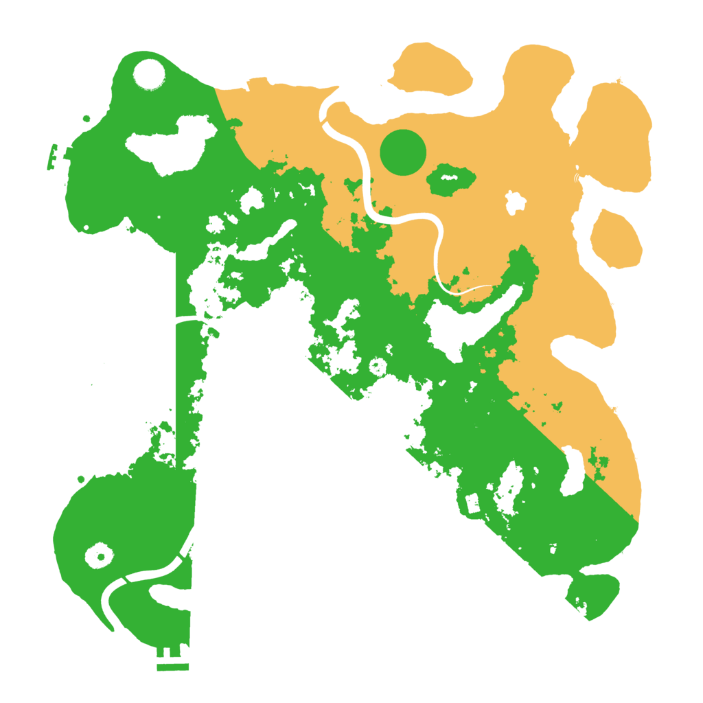 Biome Rust Map: Procedural Map, Size: 4000, Seed: 1056258703
