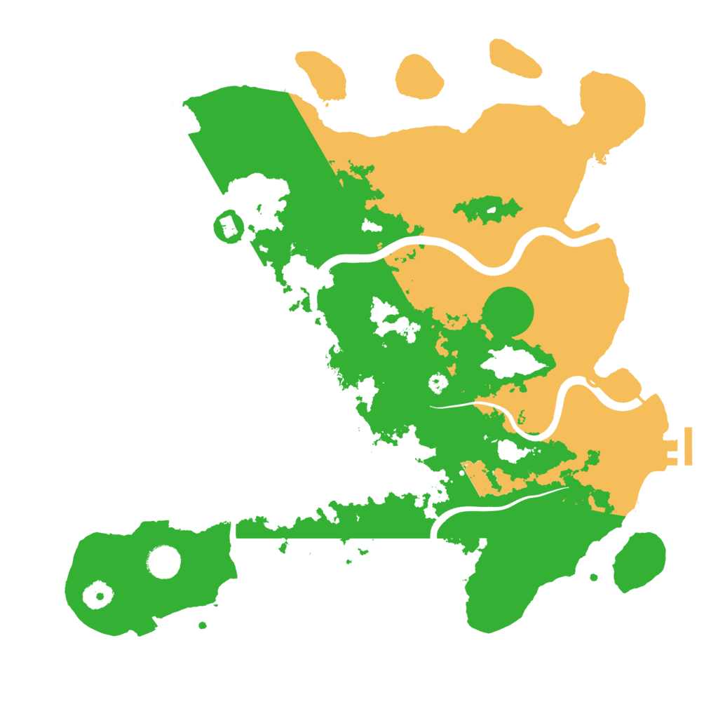 Biome Rust Map: Procedural Map, Size: 3800, Seed: 24426