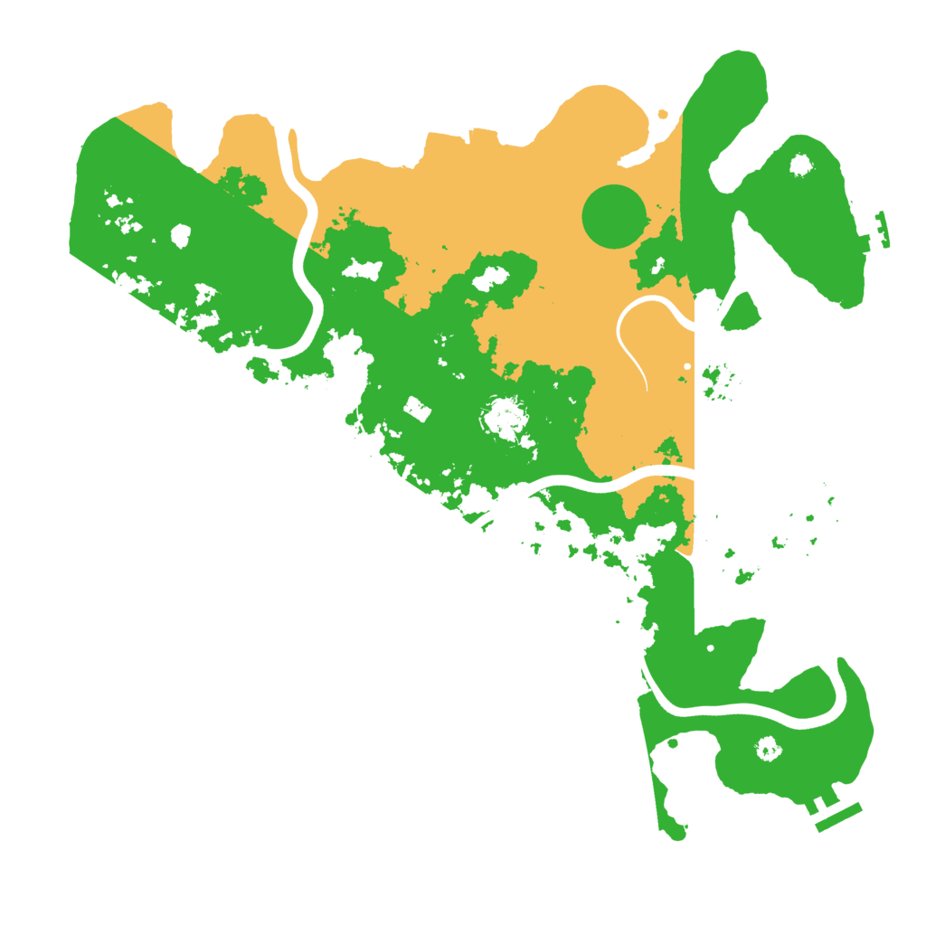 Biome Rust Map: Procedural Map, Size: 3800, Seed: 676926512