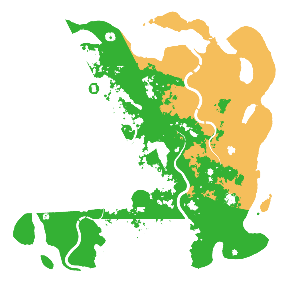 Biome Rust Map: Procedural Map, Size: 4450, Seed: 2047839548