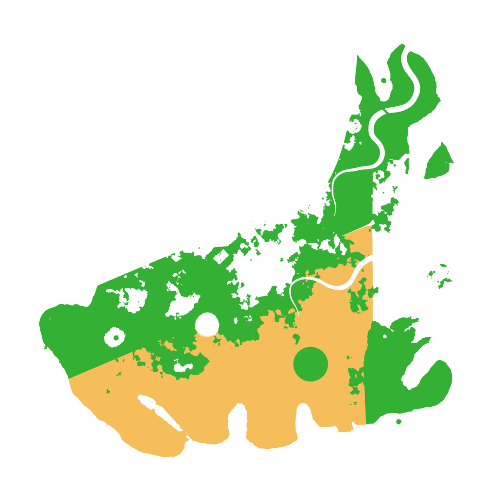 Biome Rust Map: Procedural Map, Size: 3800, Seed: 553265166
