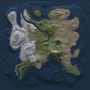 Thumbnail Rust Map: Procedural Map, Size: 2885, Seed: 1169699699, 10 Monuments