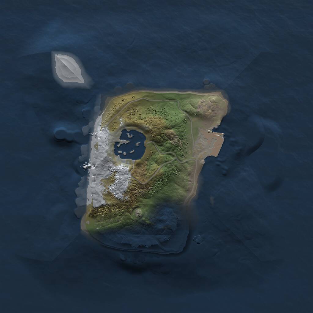 Rust Map: Procedural Map, Size: 1500, Seed: 367948540, 2 Monuments