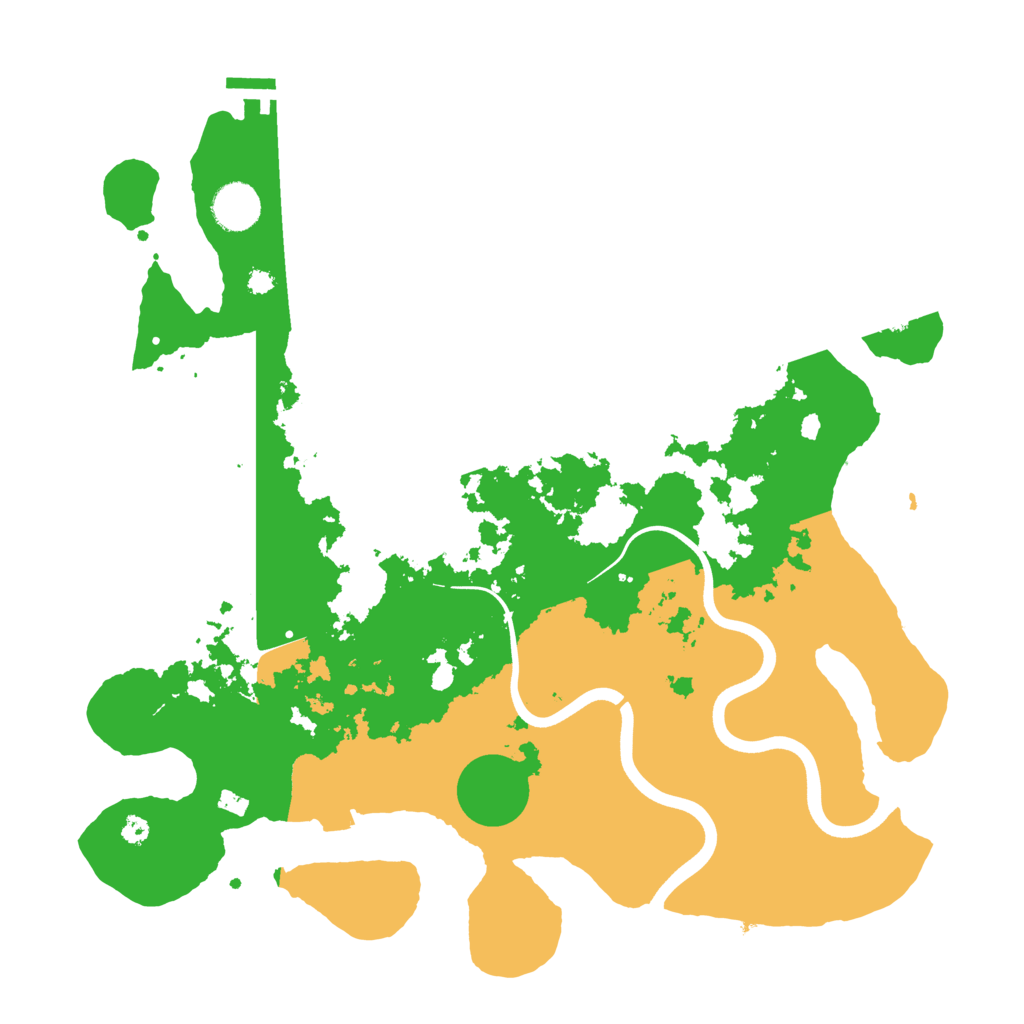 Biome Rust Map: Procedural Map, Size: 3750, Seed: 1838710544