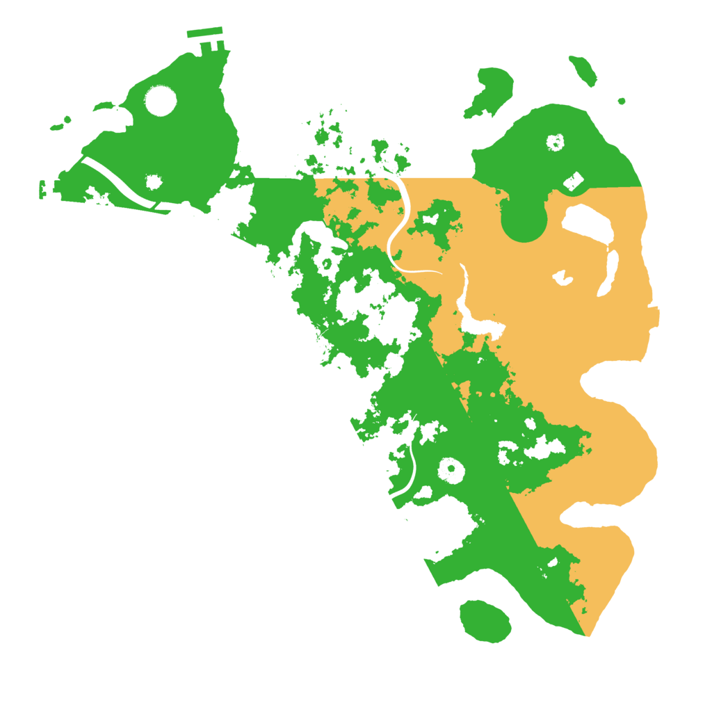 Biome Rust Map: Procedural Map, Size: 4050, Seed: 1861373733