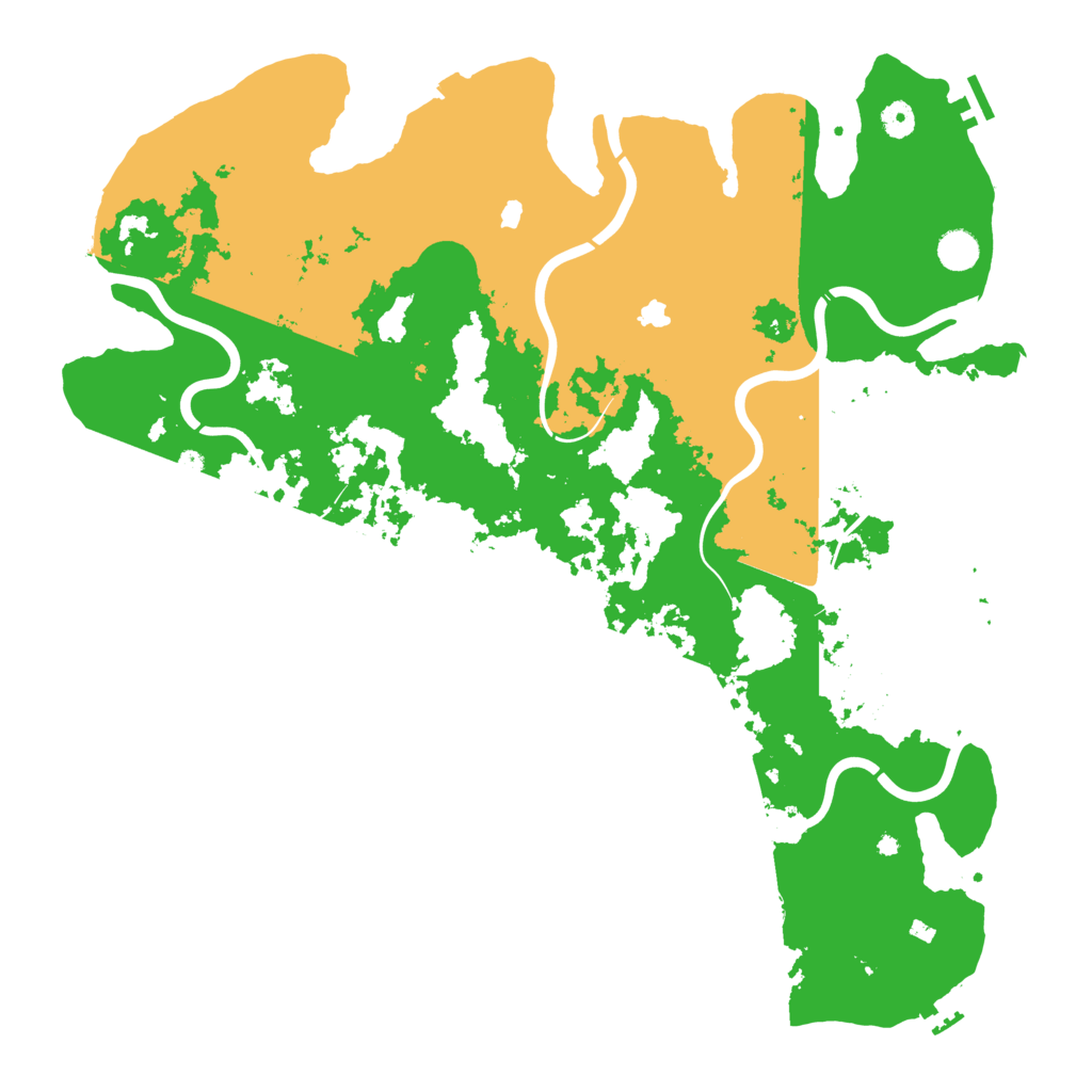 Biome Rust Map: Procedural Map, Size: 4700, Seed: 444777222