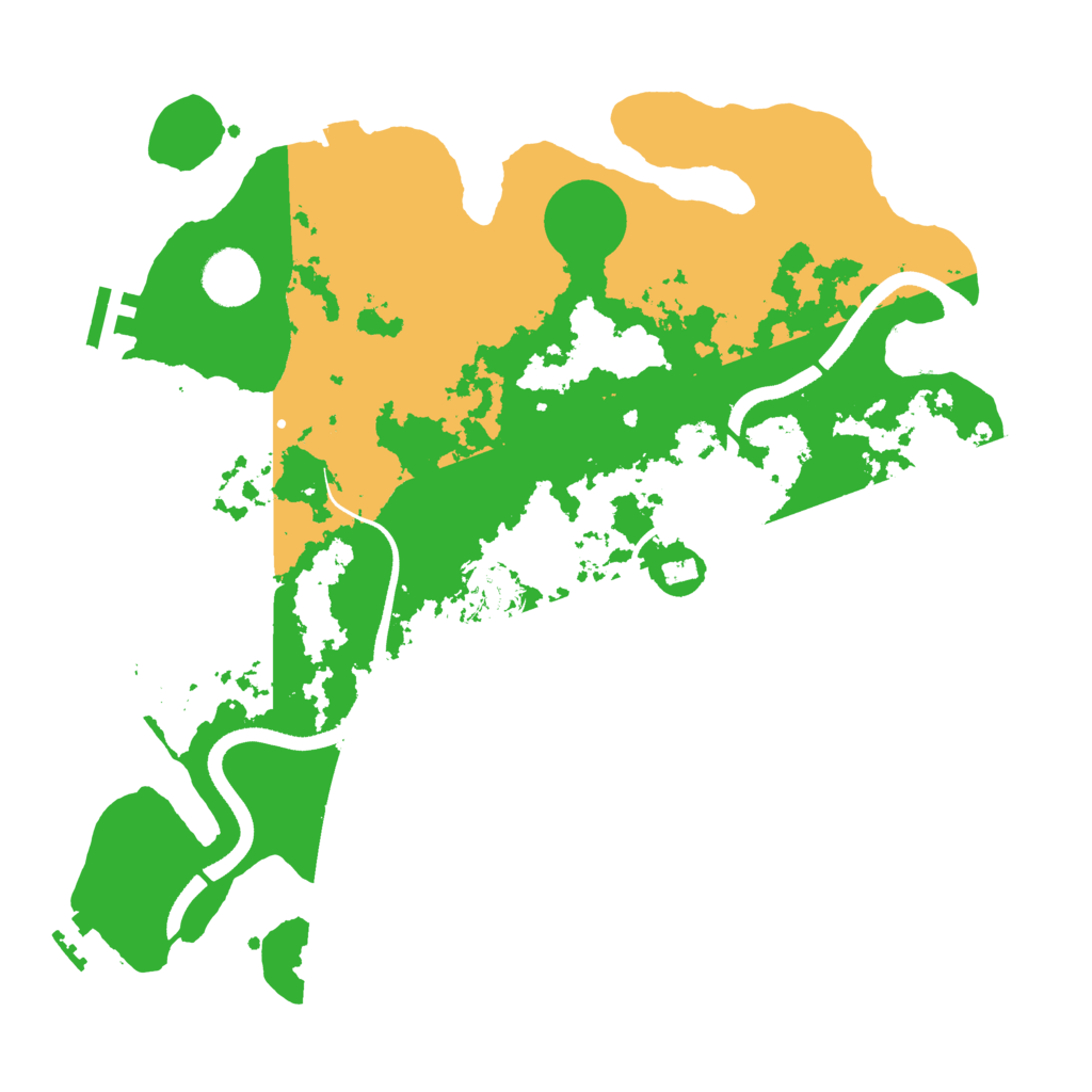 Biome Rust Map: Procedural Map, Size: 3500, Seed: 1723807643