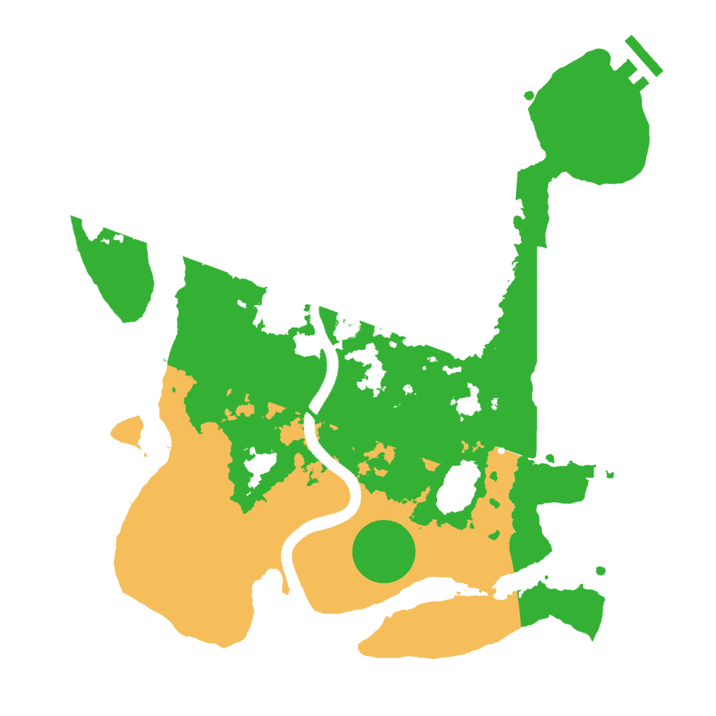 Biome Rust Map: Procedural Map, Size: 3000, Seed: 1162748292