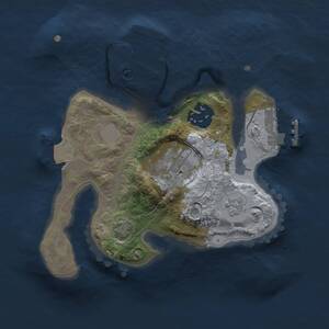 Thumbnail Rust Map: Procedural Map, Size: 2000, Seed: 1516775788, 7 Monuments