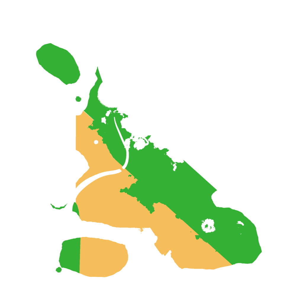 Biome Rust Map: Procedural Map, Size: 2200, Seed: 650149528