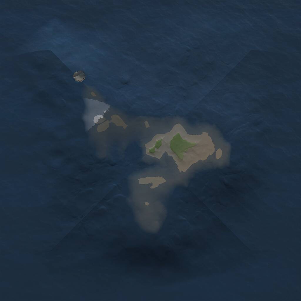 Rust Map: Procedural Map, Size: 1036, Seed: 48535, 1 Monuments