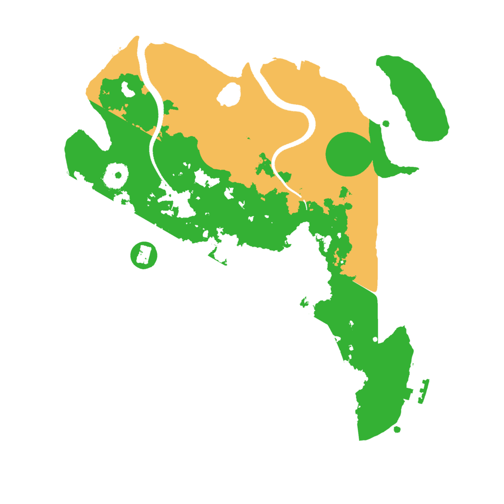 Biome Rust Map: Procedural Map, Size: 3000, Seed: 7069843